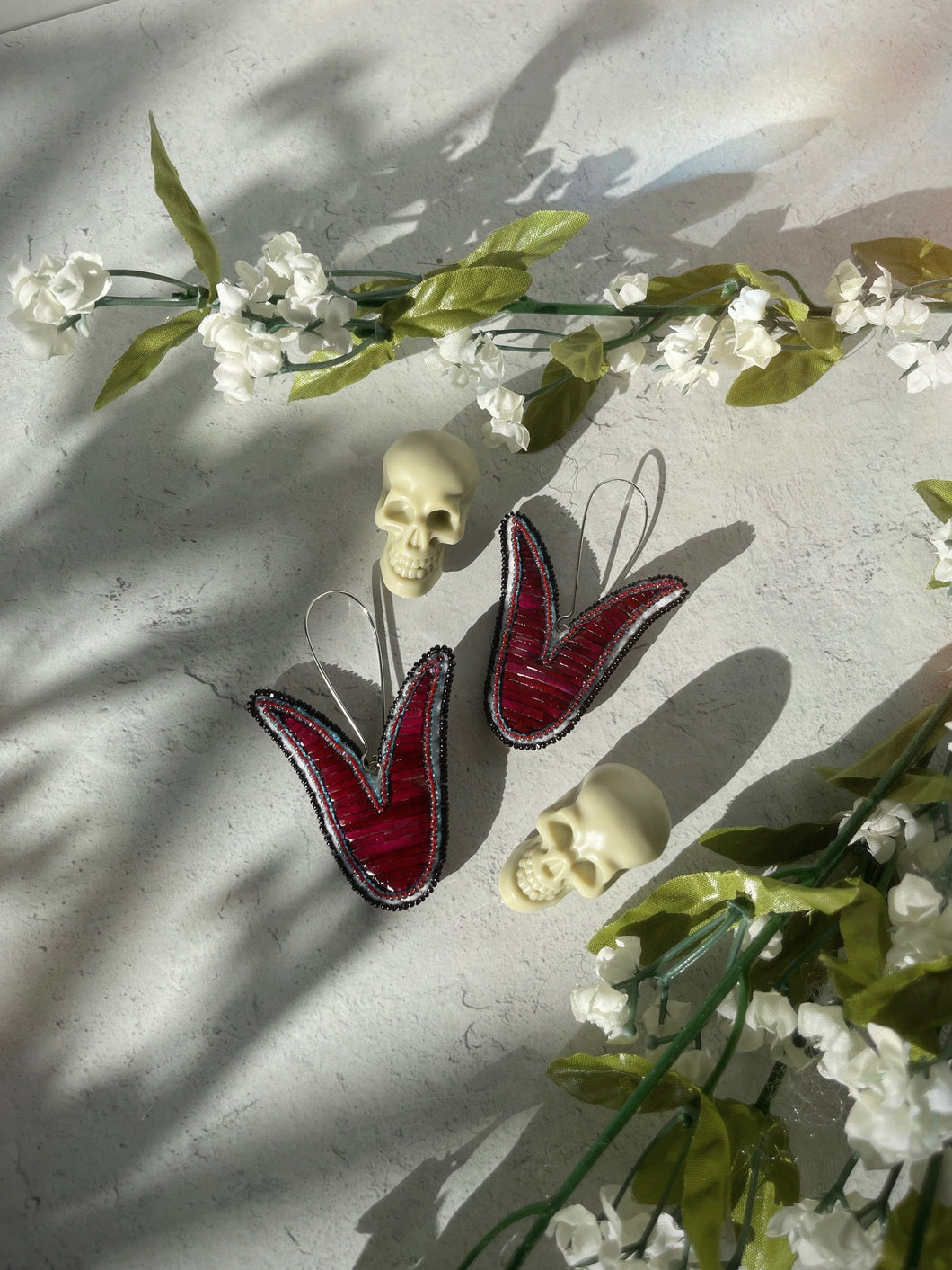 Floral earrings