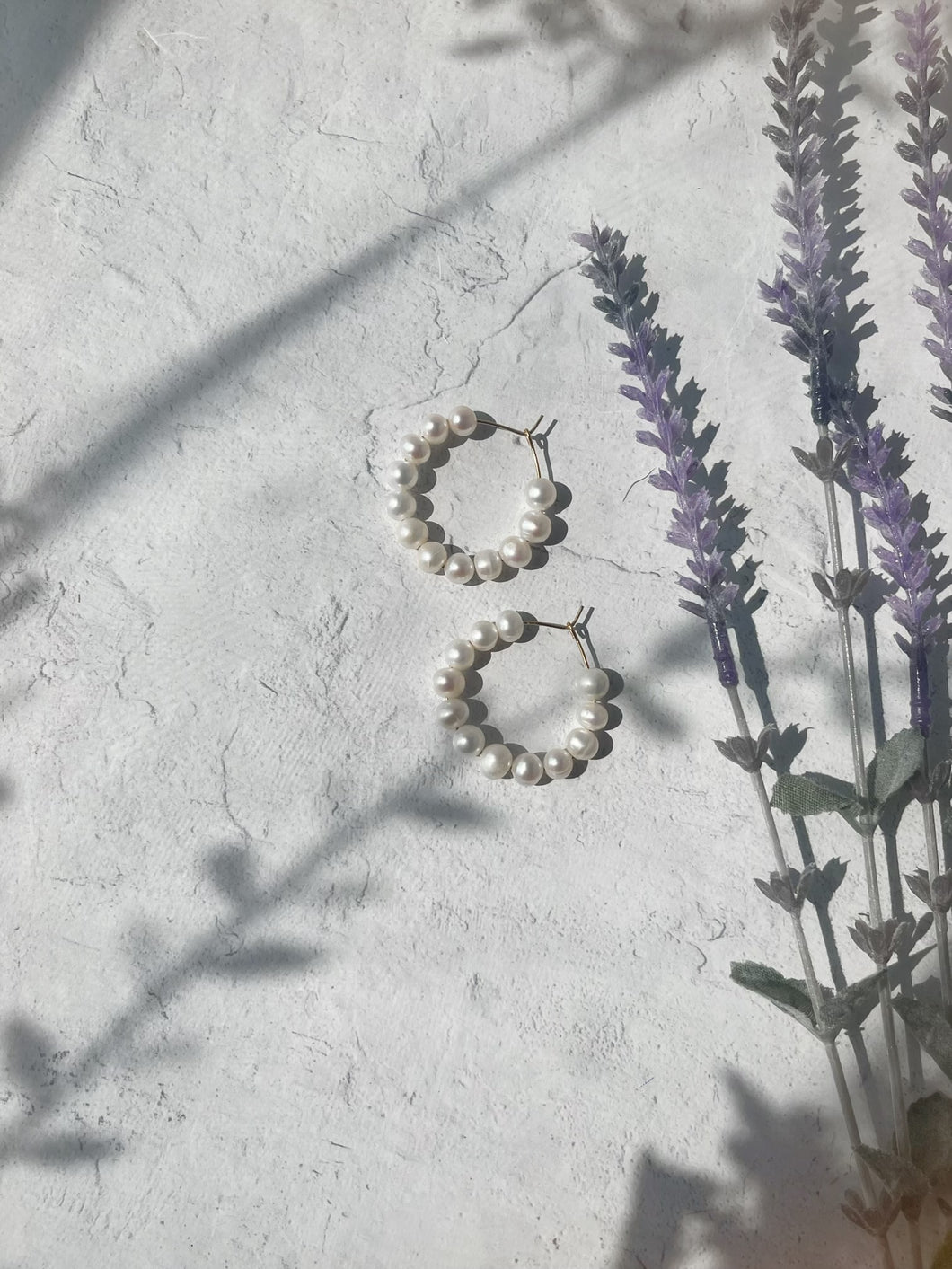 Pearl Hoops