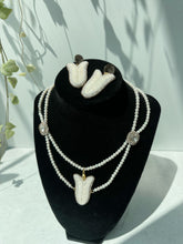 Load image into Gallery viewer, Quilled Tulip Earring and Necklace Set
