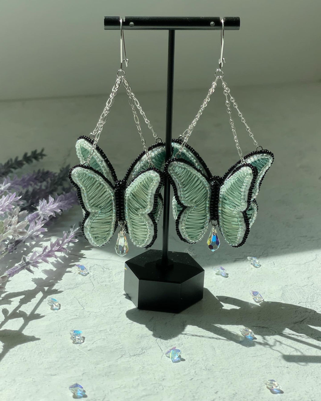3D Butterfly Quilled Earrings