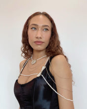 Load image into Gallery viewer, Beaded Rose Necklace and Body Jewelry Piece
