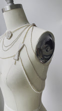 Load and play video in Gallery viewer, Beaded Rose Necklace and Body Jewelry Piece
